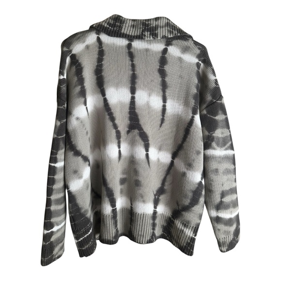 Young Fabulous & Broke Kendelle 100% Cotton Oversized V-Neck Tie Dye Sweater S - Picture 3 of 8